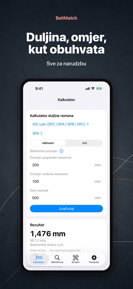BeltMatch: Traži klinasti rem 2