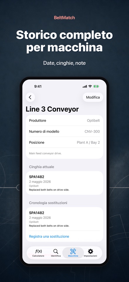 BeltMatch: Cerca cinghia a V 9
