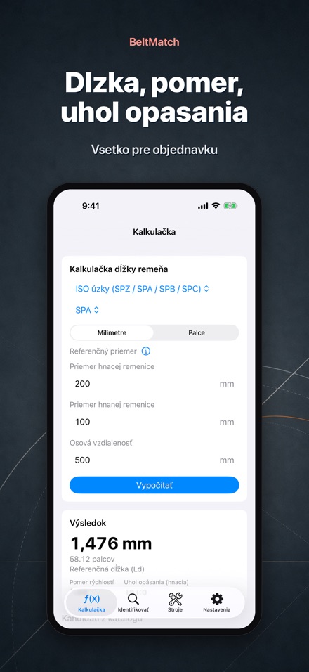 BeltMatch: Hľadač klinových 2