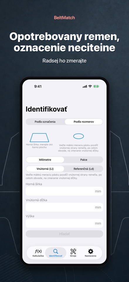 BeltMatch: Hľadač klinových 6
