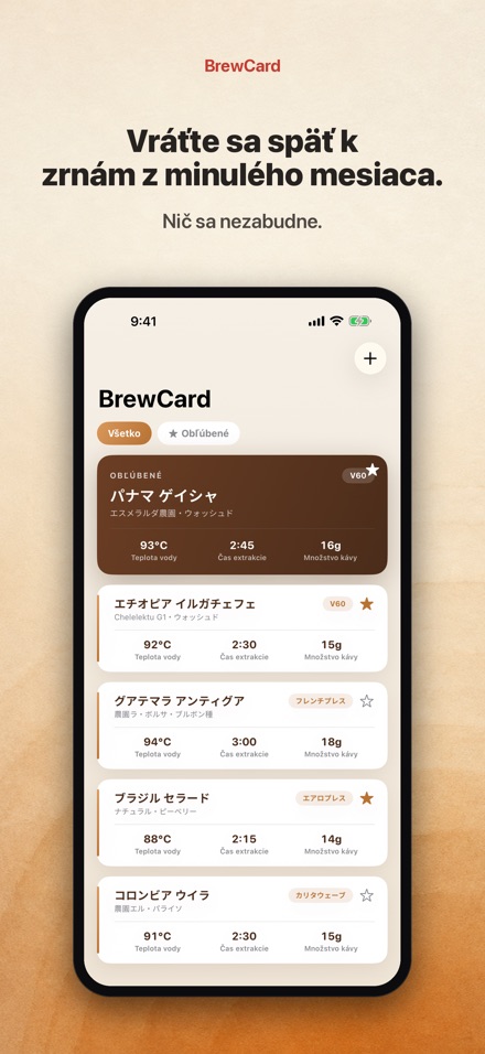 BrewCard: Recepty na Kavu 7