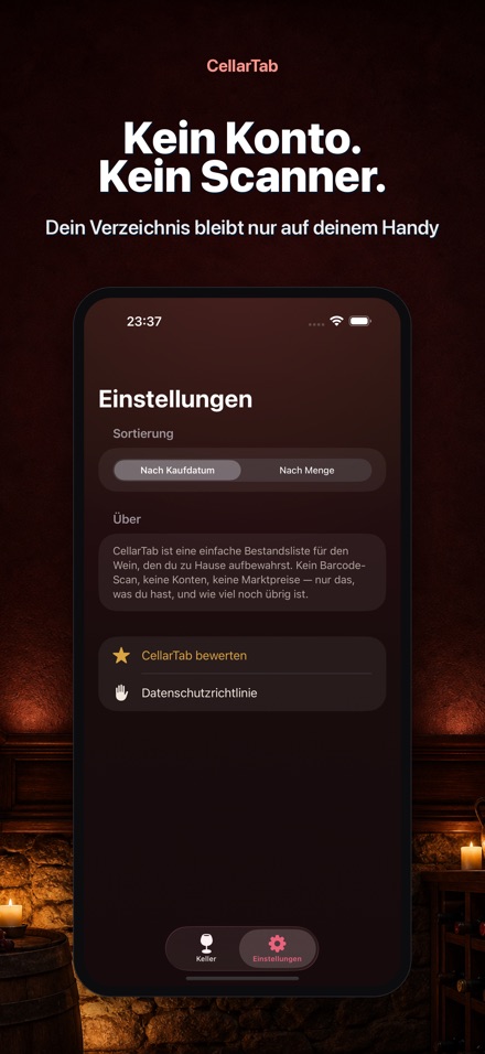 CellarTab: Weinkeller Notizen 7