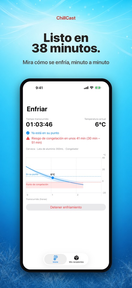 ChillCast: temporizador frío