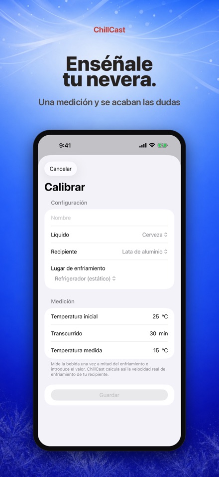 ChillCast: temporizador frío 6