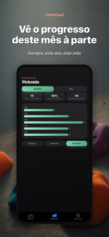 ClimbCard: Diário de Escalada 8