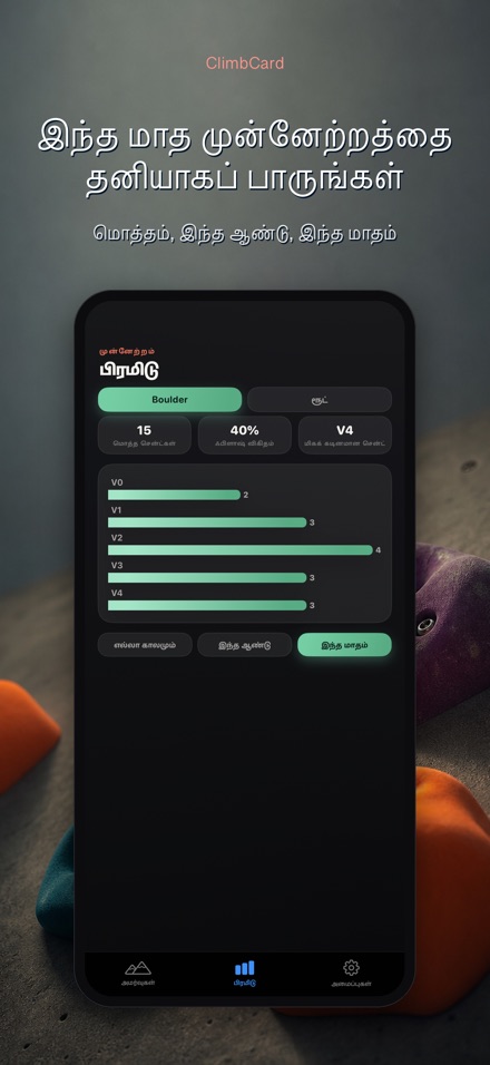 ClimbCard: ஏறுதல் பதிவேடு 8