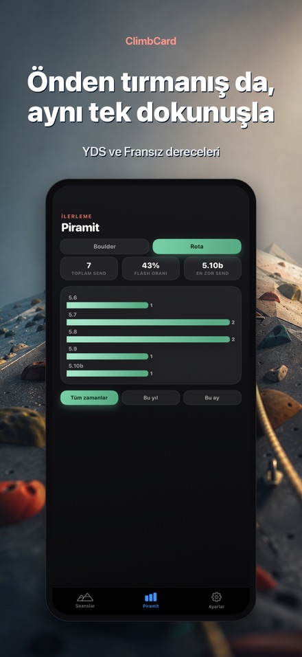 ClimbCard: Tırmanış Günlüğü 5