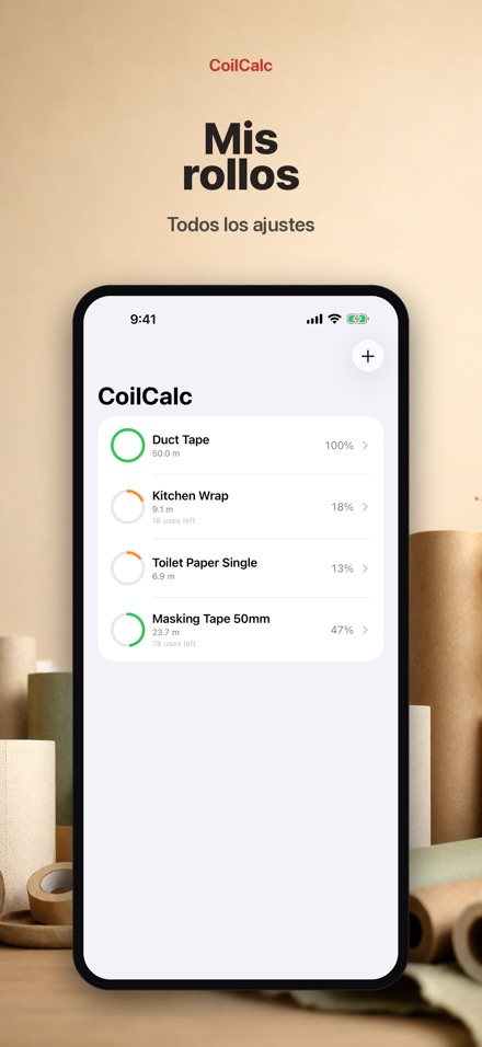 CoilCalc: Medidor de rollo 3