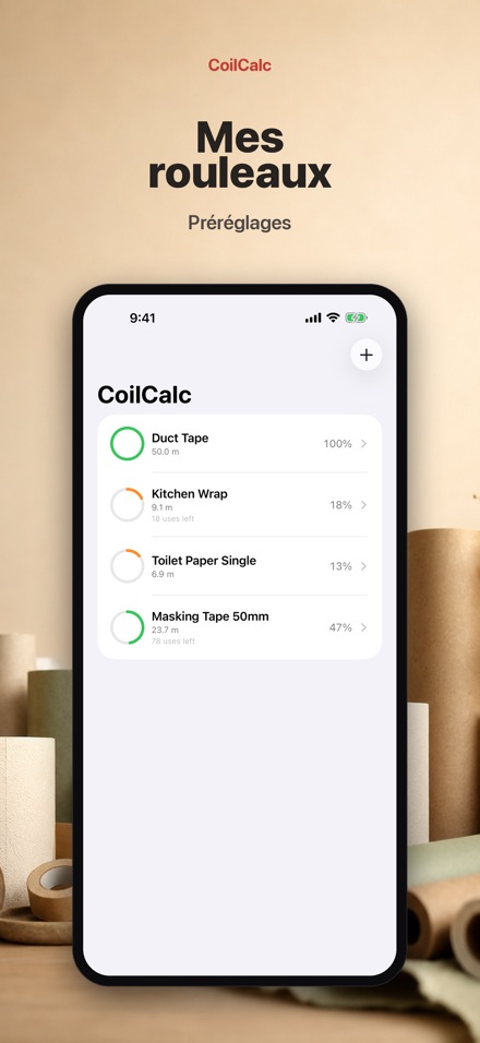 CoilCalc : Mètre de rouleau 3
