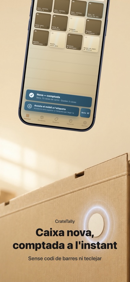 CrateTally Inventari NFC 2