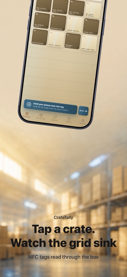 CrateTally NFC Stock Take App 1