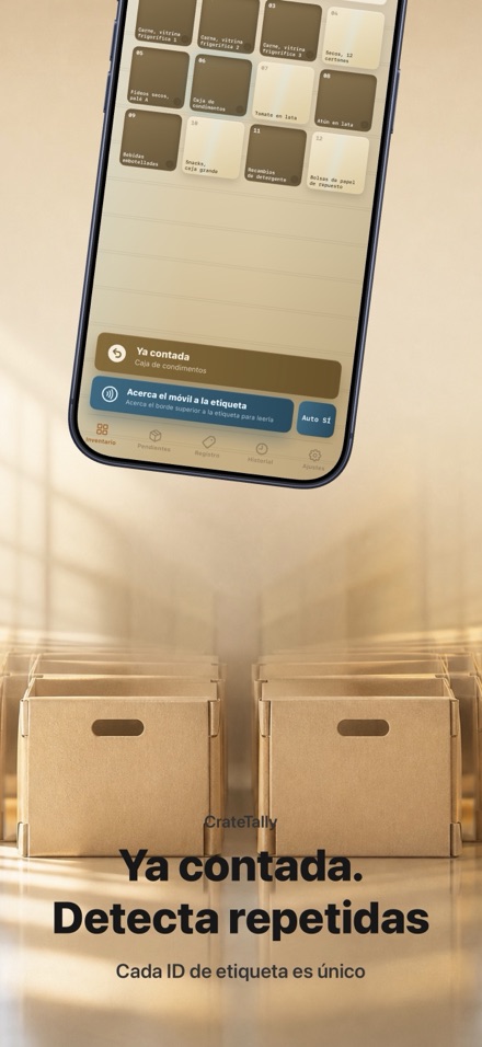 CrateTally Inventario NFC 3