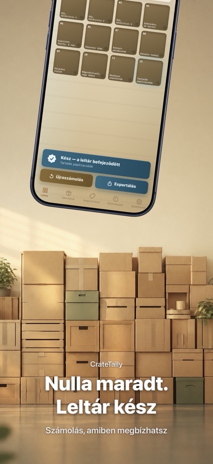 CrateTally NFC Raktárleltár 5