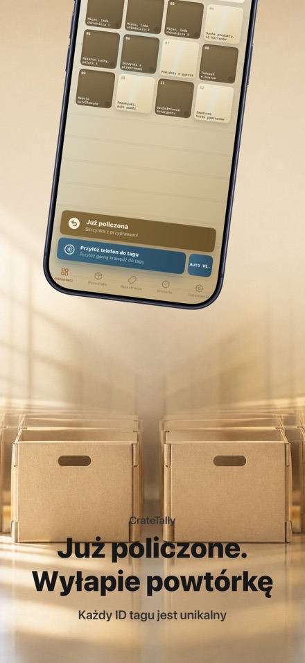 CrateTally Spis z natury NFC 3