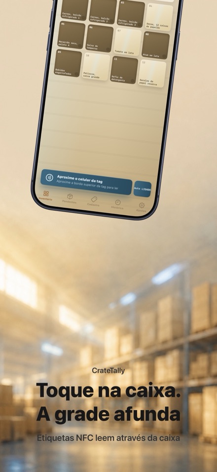 CrateTally Estoque NFC 1