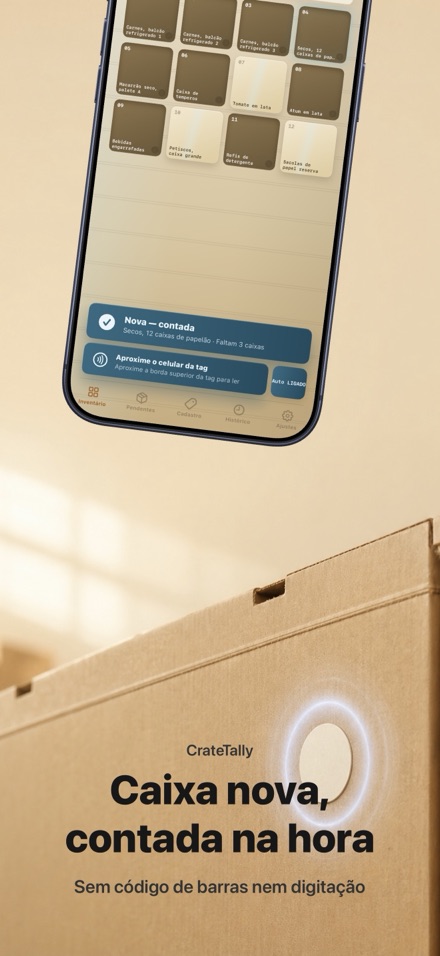 CrateTally Estoque NFC 2