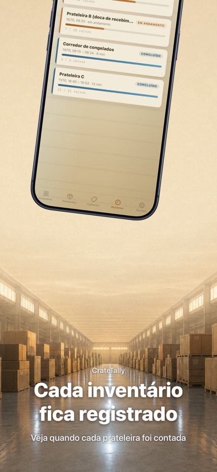 CrateTally Estoque NFC 8