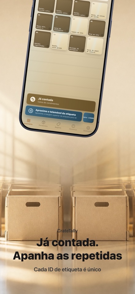CrateTally Inventário NFC 3