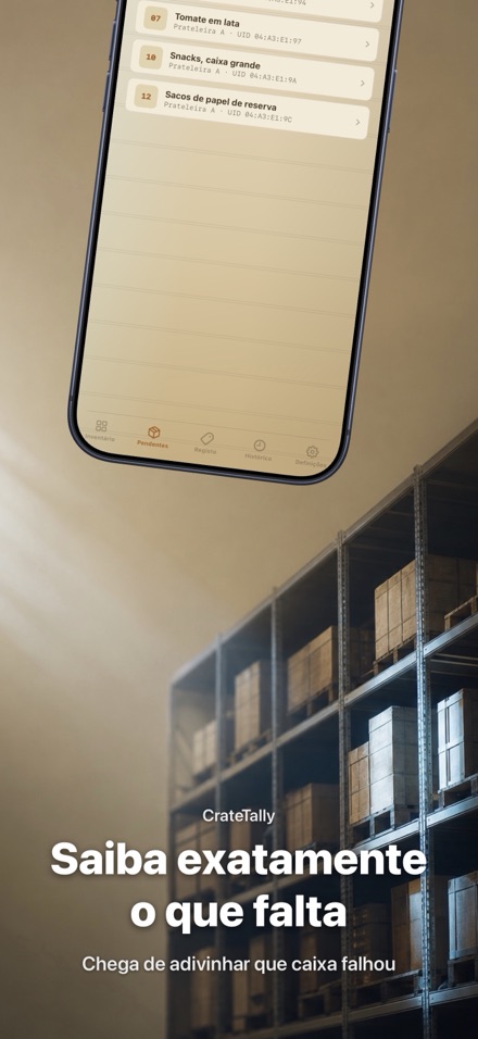CrateTally Inventário NFC 4