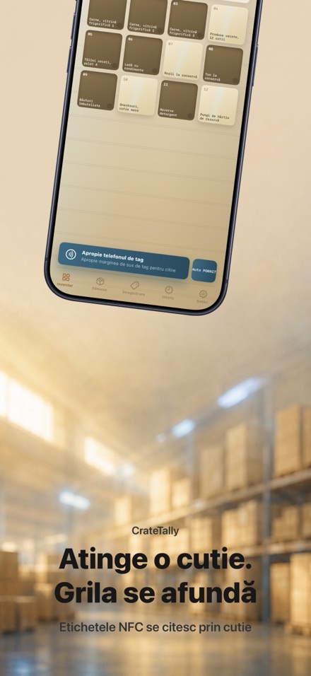 CrateTally NFC Inventar 1