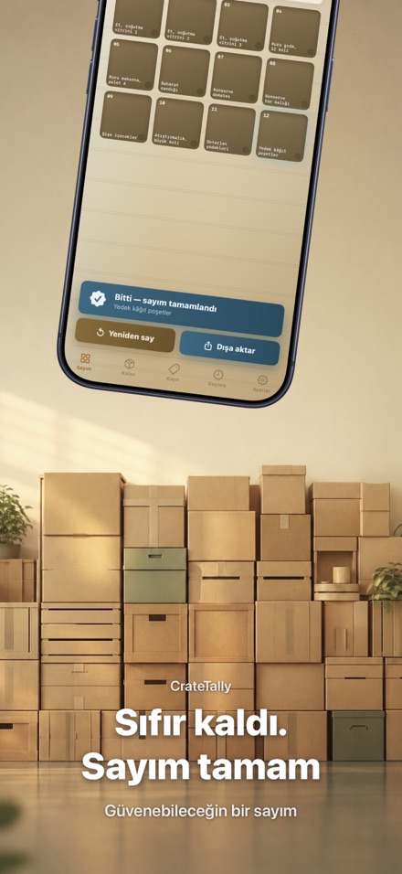 CrateTally NFC Stok Sayımı 5