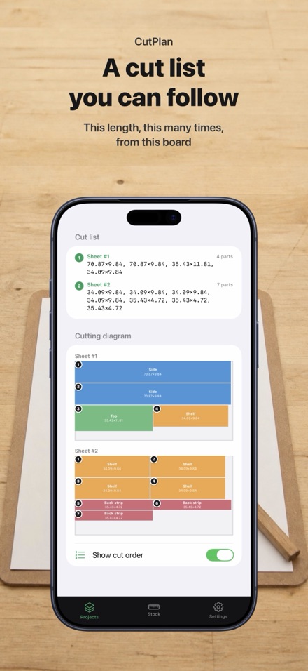 CutPlan: Cut List Optimiser 6