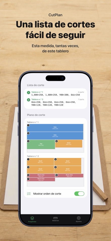 CutPlan: Optimiza cortes 6