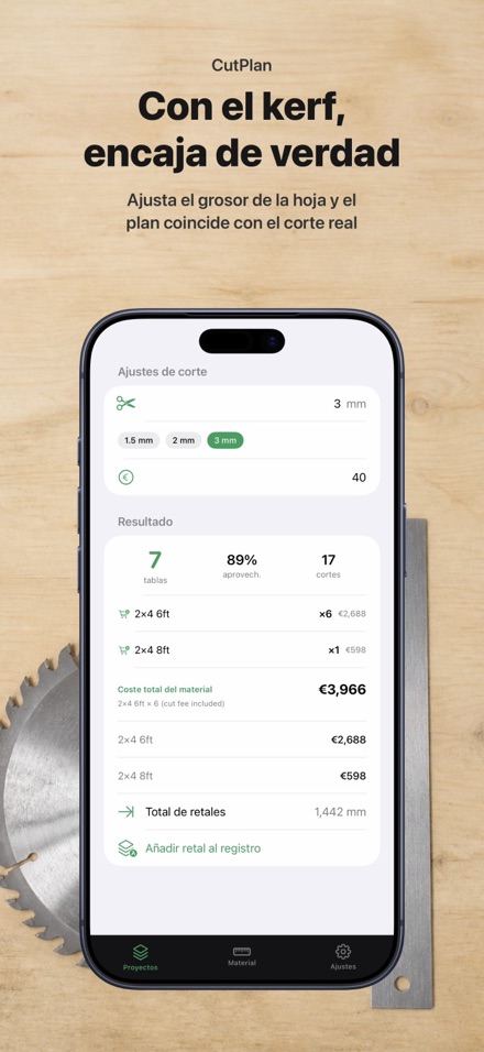 CutPlan: Optimiza cortes 8