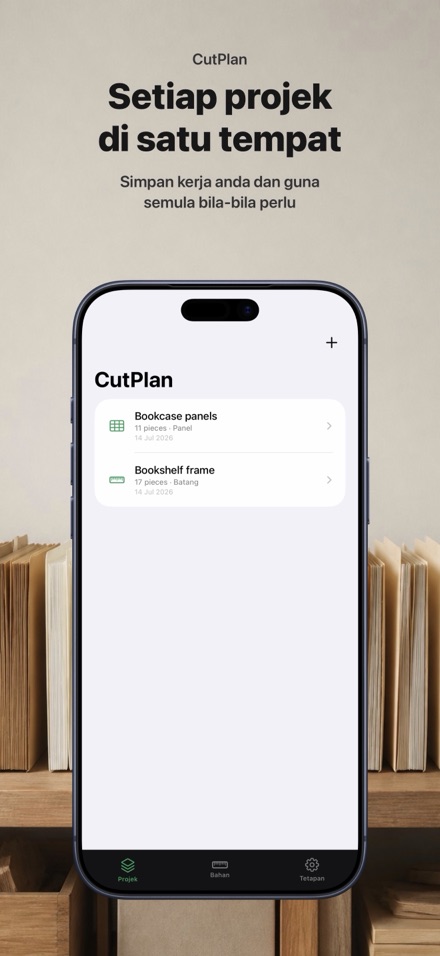 CutPlan: optimum potong kayu 7