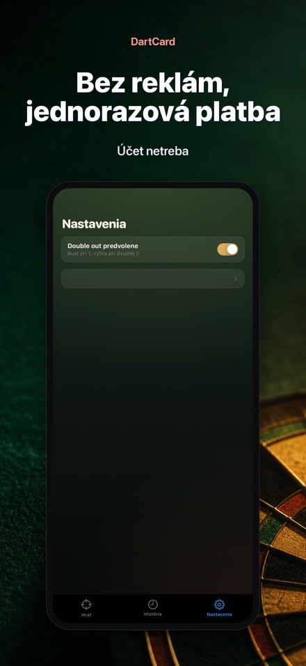 DartCard: Počítadlo Šípok 10