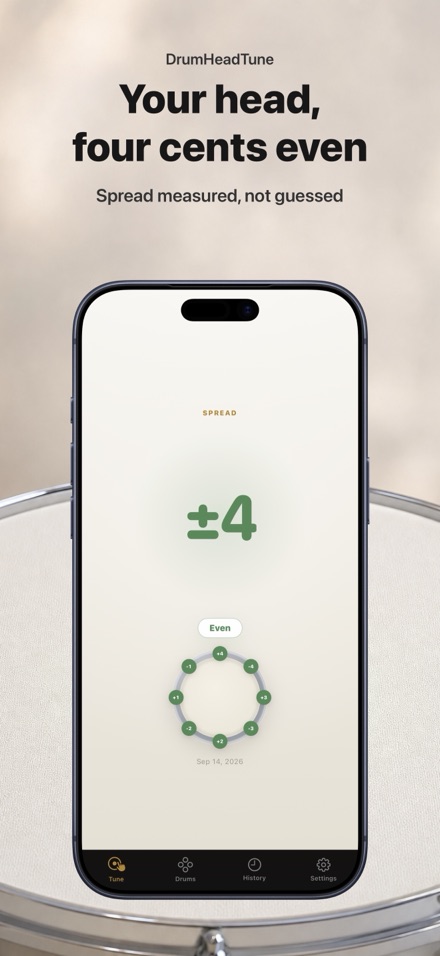 Drum Head Tuner: Tune Each Lug 5