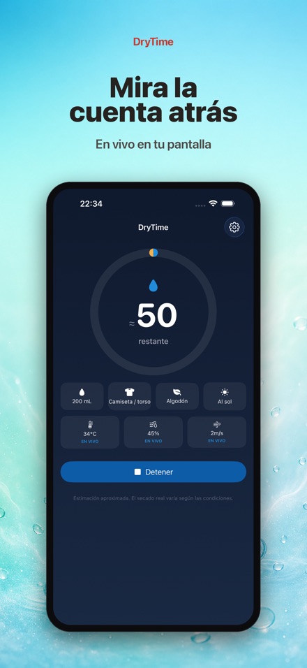 DryTime: cuánto en secar 4
