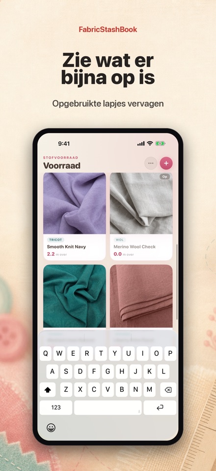 FabricStashBook: Stofvoorraad 9