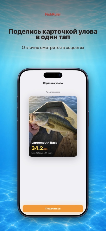 FishRuler: замер рыбы в AR 9