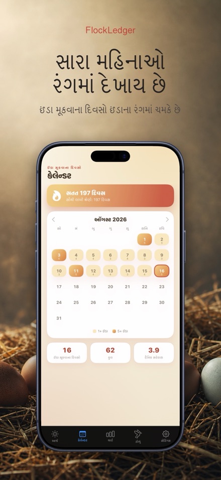 FlockLedger: ઈંડા કાઉન્ટર 2