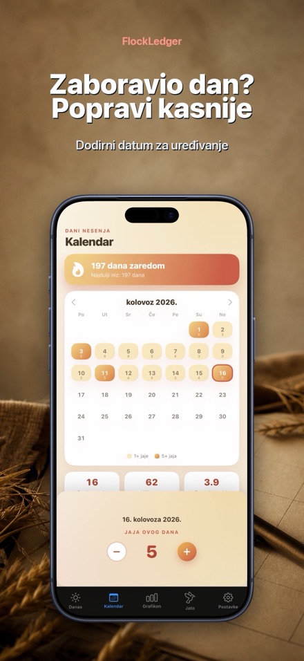 FlockLedger: Brojač Jaja 8