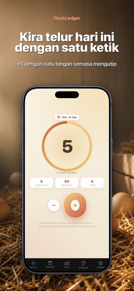 FlockLedger: Pengira Telur 1