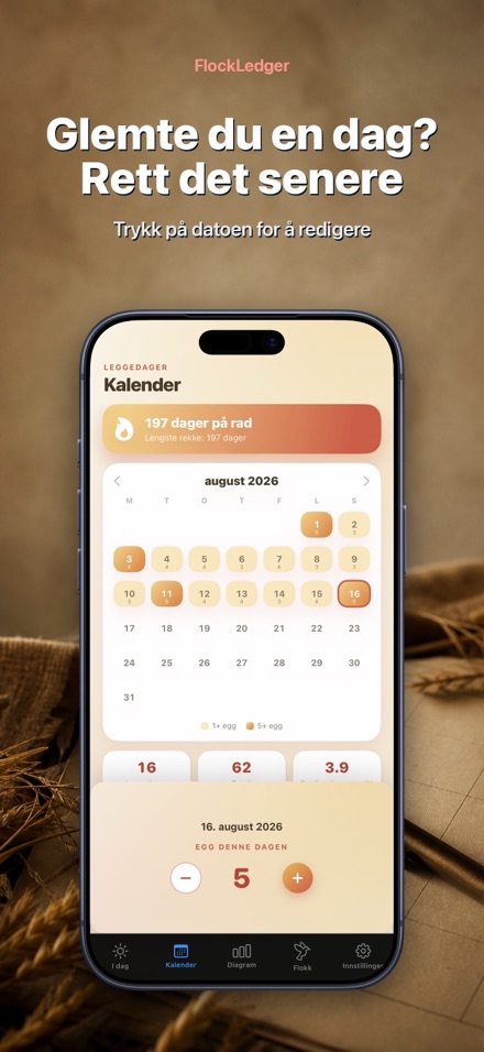 FlockLedger: Eggteller 8
