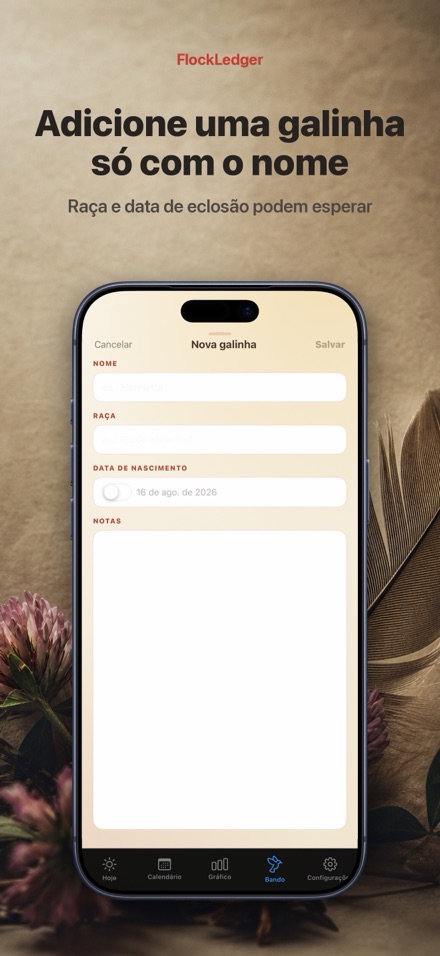 FlockLedger: Contador de Ovos 6