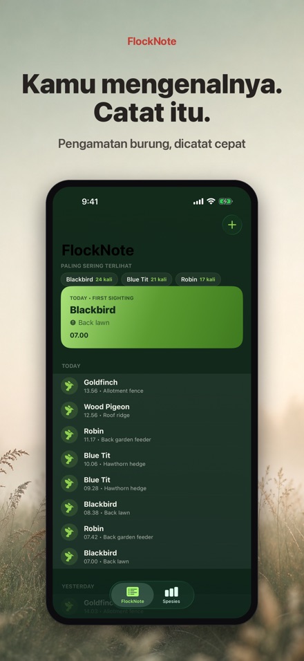 FlockNote: Catatan Burung