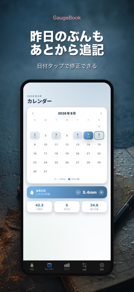 GaugeBook:雨量計日誌 7