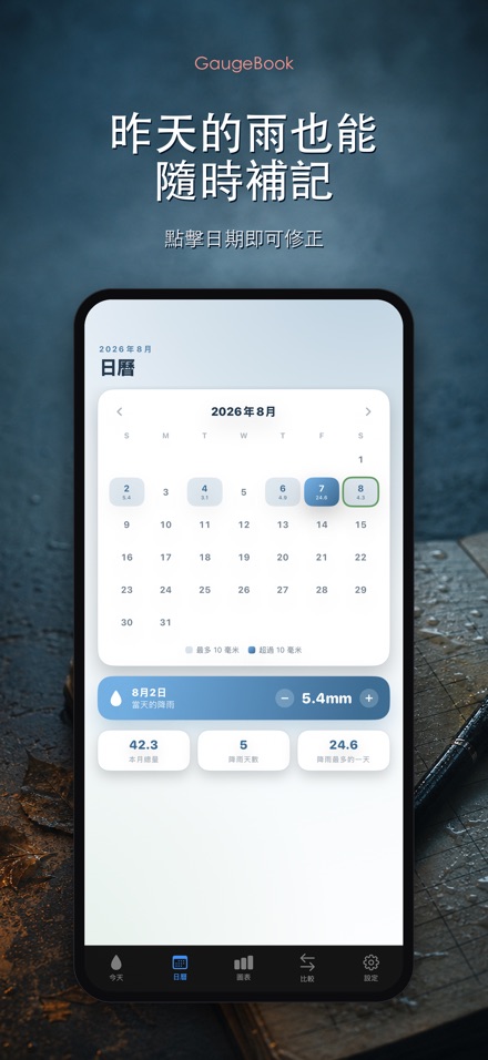 GaugeBook:雨量日誌 7