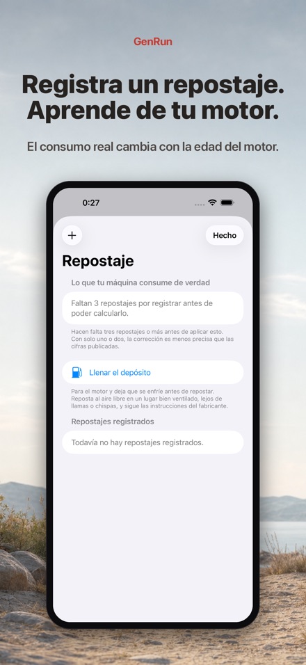 GenRun: autonomía generador 7