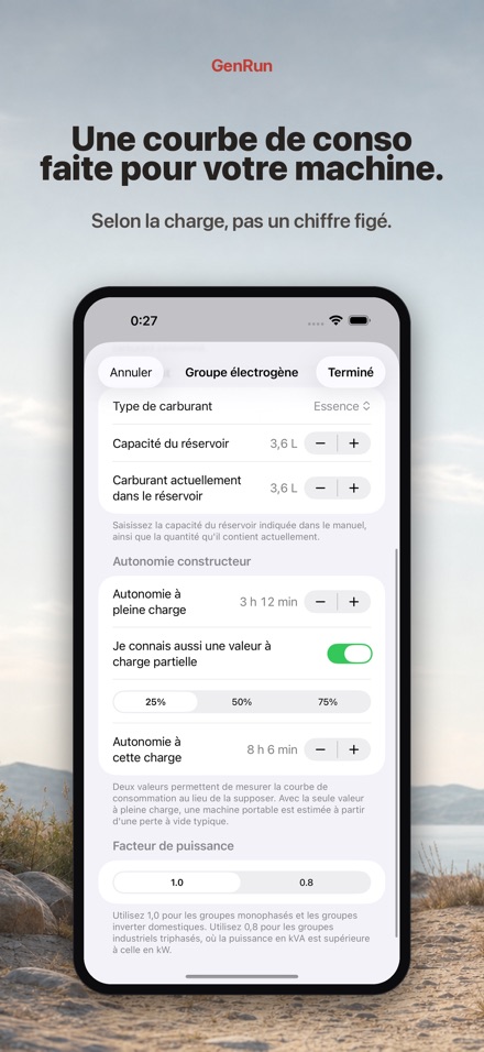 GenRun : autonomie groupe 6