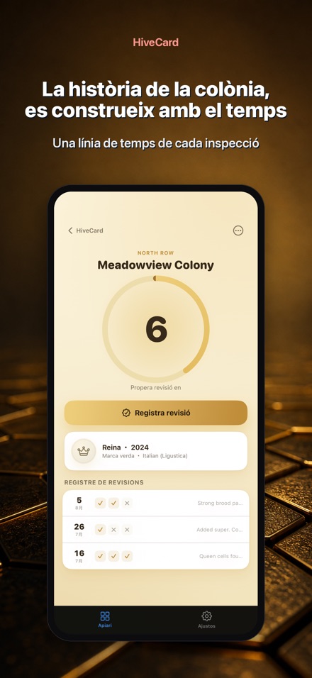 HiveCard: Diari Apícola 5