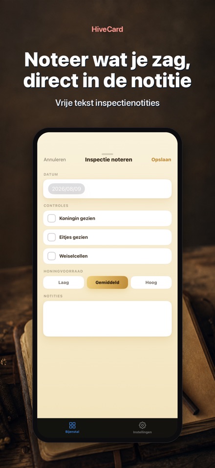 HiveCard: Imkerlogboek 4