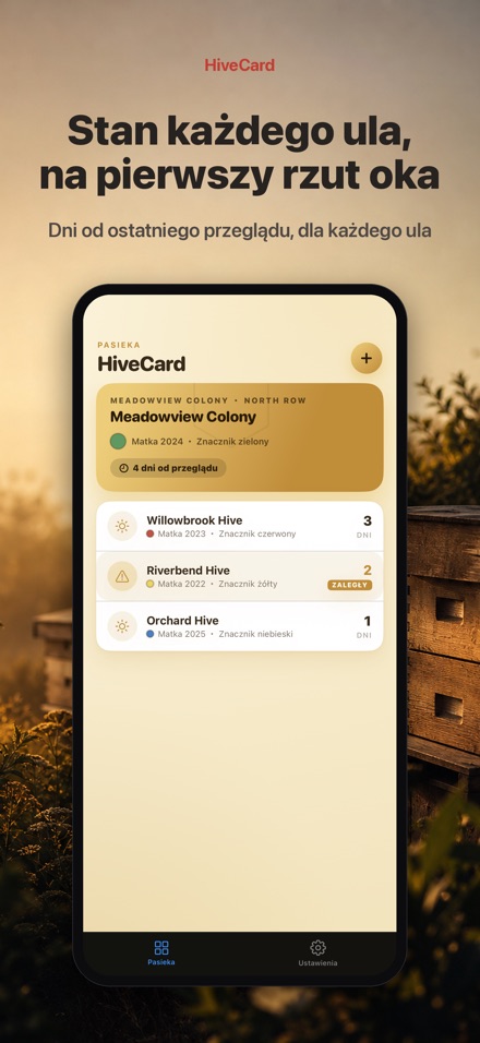 HiveCard: Dziennik Pszczelarza