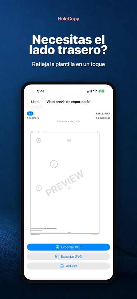 HoleCopy: Plantilla de taladro 6