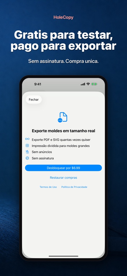 HoleCopy: Molde de Furos 10