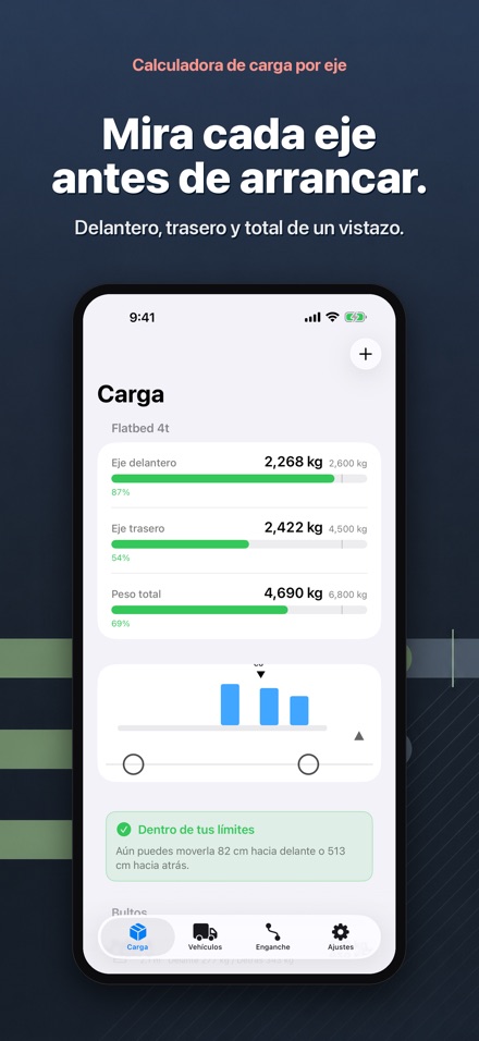 Calculadora de carga por eje 2